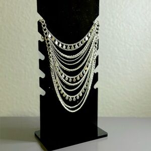 BCBG Generation Silver Layered Necklace
